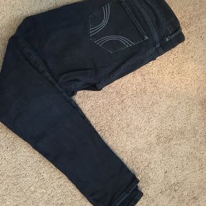 Hollister dark wash skinny jeans